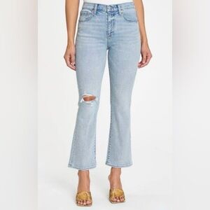 Pistola Lennon High Rise Crop Boot in Rainer Distressed